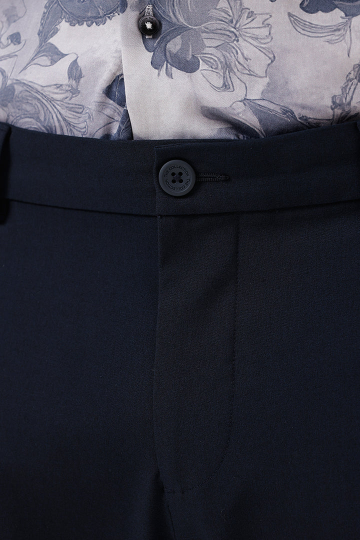 NAVY STRETCH TROUSER