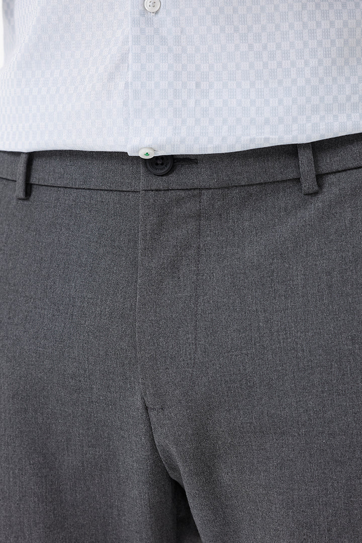DARK GREY STRETCH TROUSER