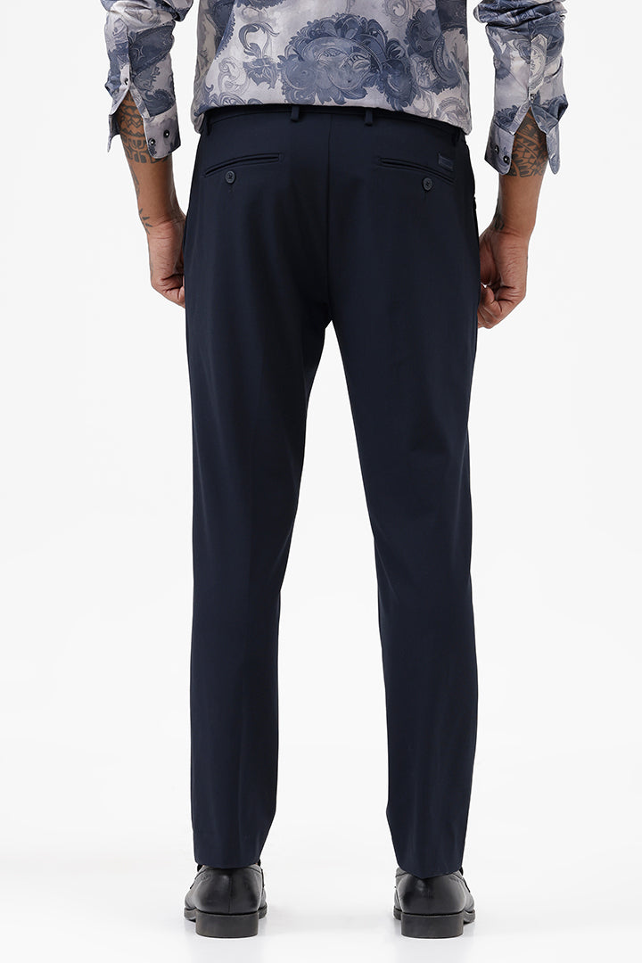 NAVY STRETCH TROUSER