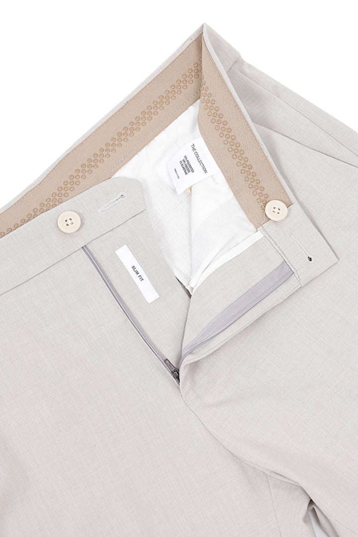 ELEGANT CREAM STRETCH TROUSER
