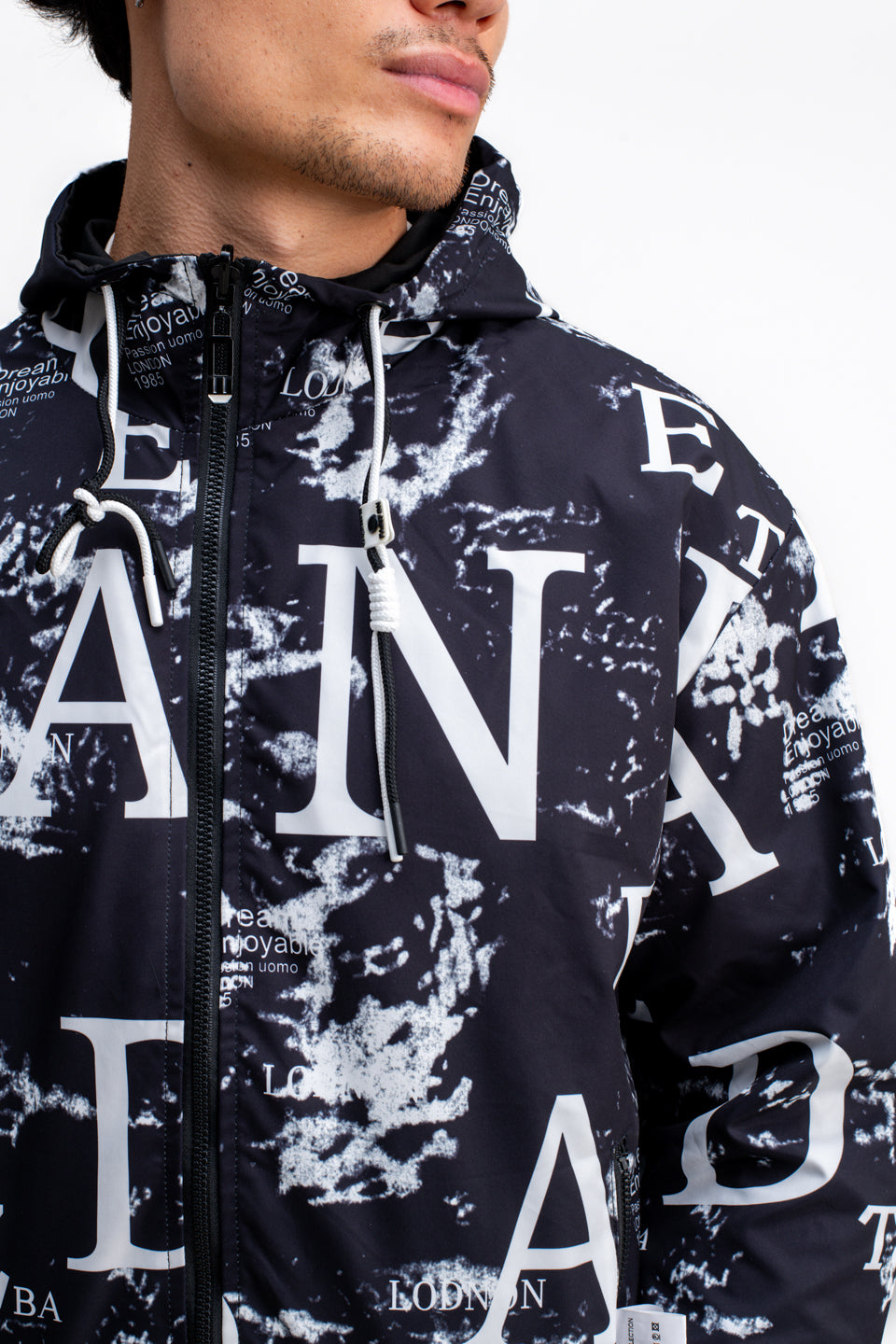 REVERSIBLE MONOGRAM PRINTED JACKET