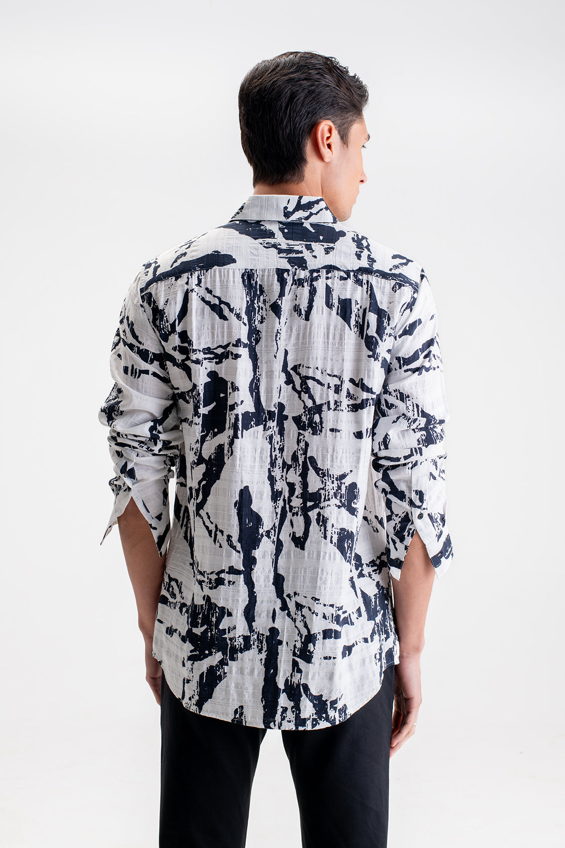 ABSTRACT PRINT FULL SLEEVES SHIRT
