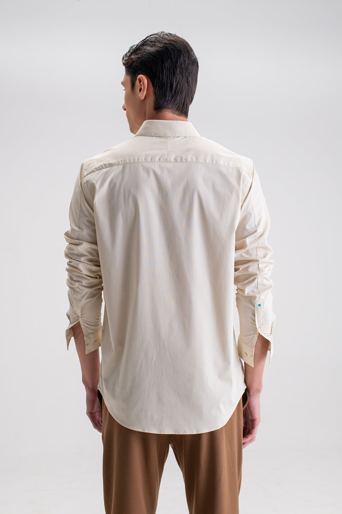 SLIM FIT CASUAL PLAIN SHIRT