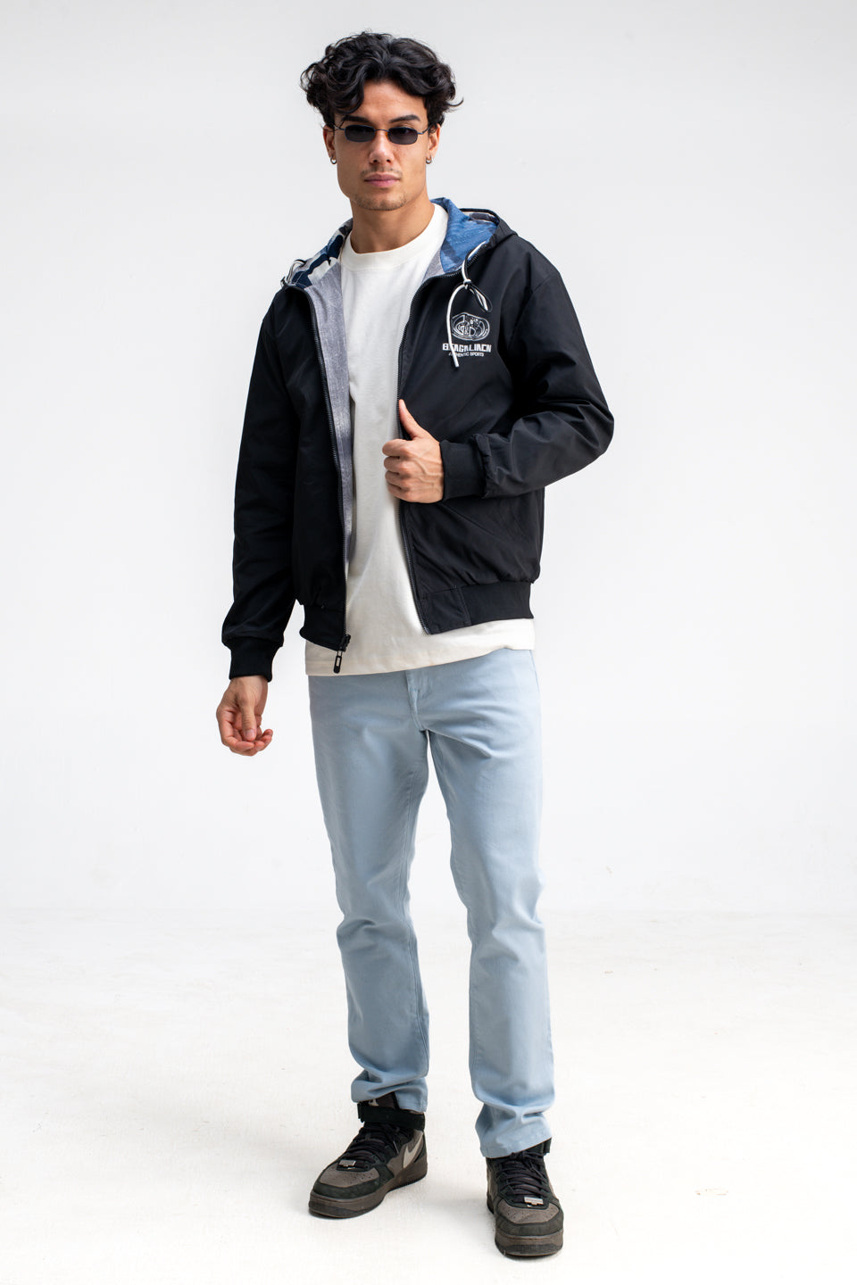 REVERSIBLE ABSTRACT PRINTED JACKET