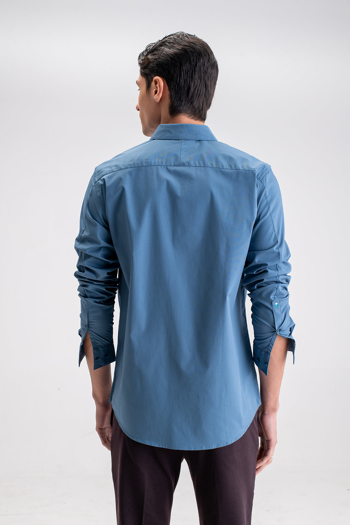 SLIM FIT CASUAL PLAIN SHIRT