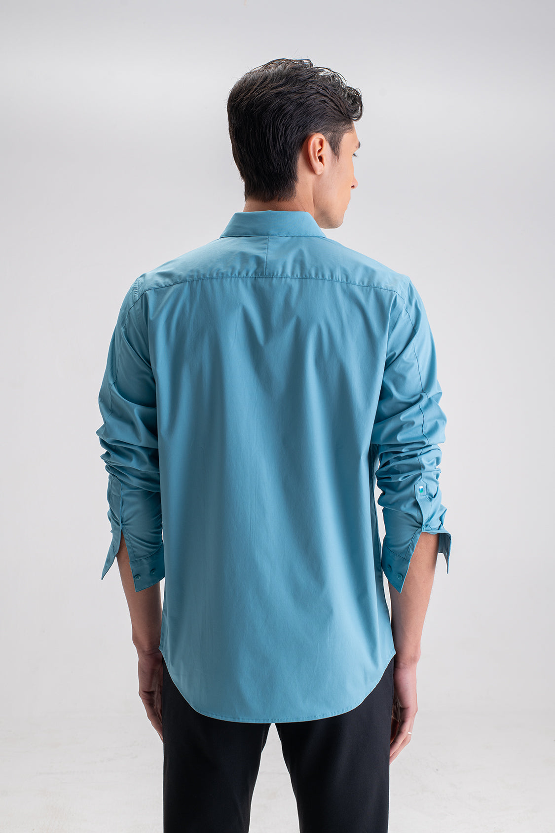 SLIM FIT CASUAL PLAIN SHIRT