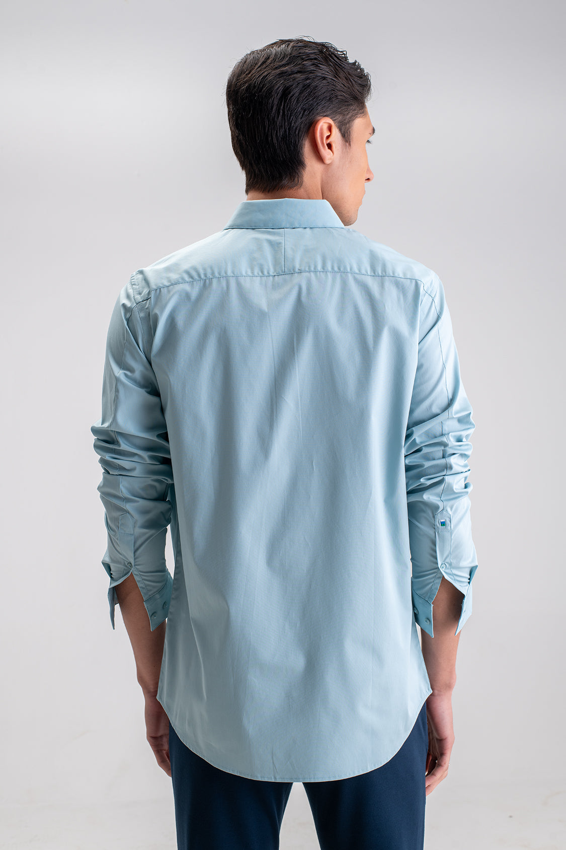 SLIM FIT CASUAL PLAIN SHIRT