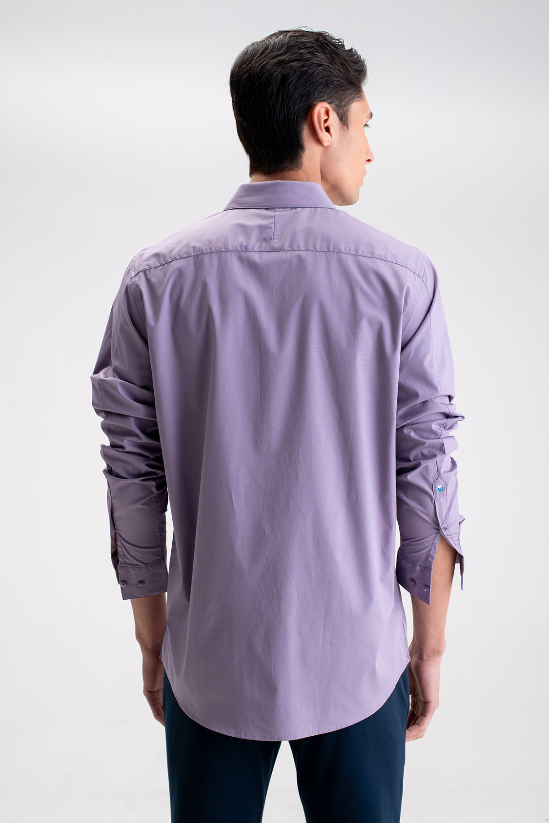 SLIM FIT CASUAL PLAIN SHIRT