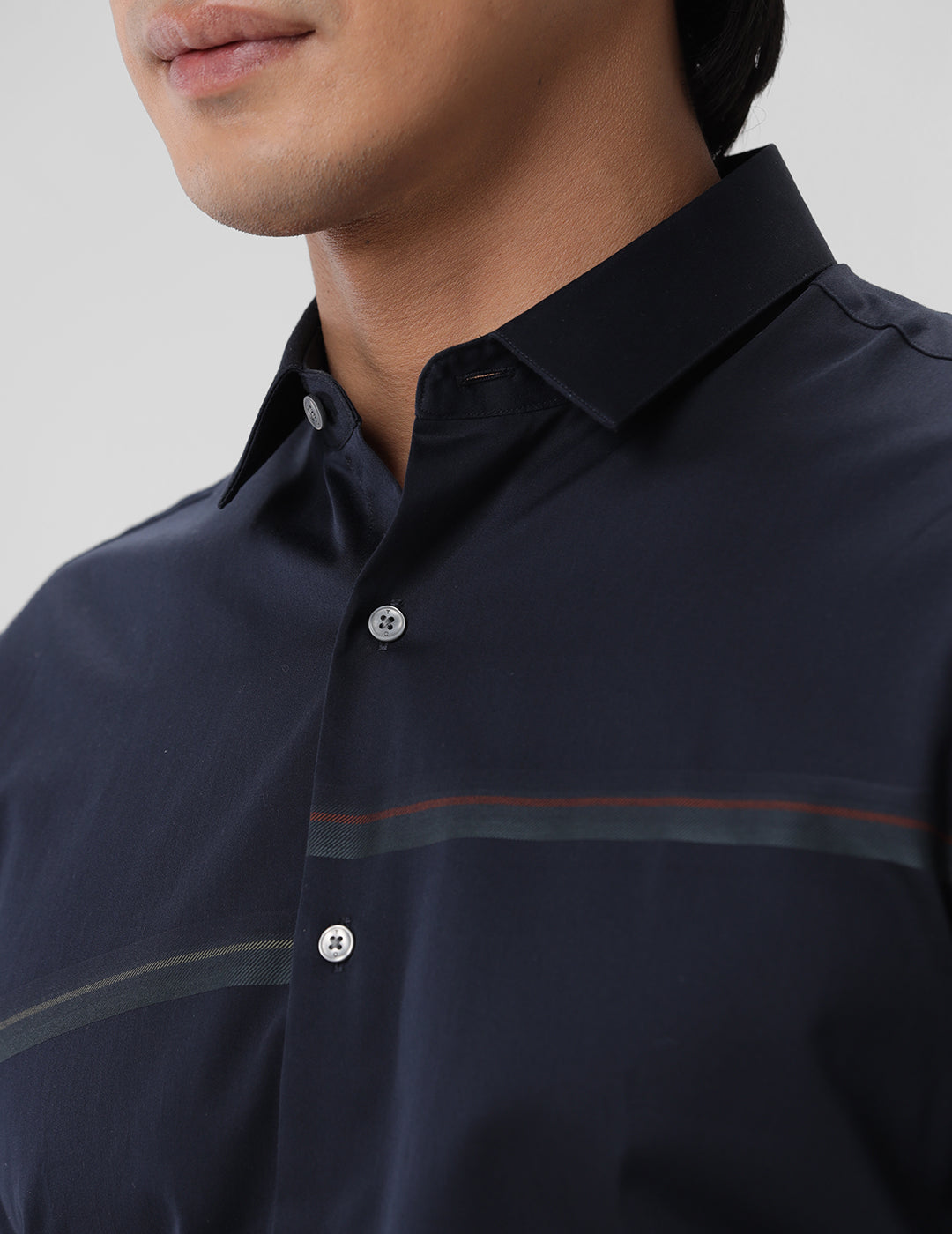 Solid Formal Satin Shirt