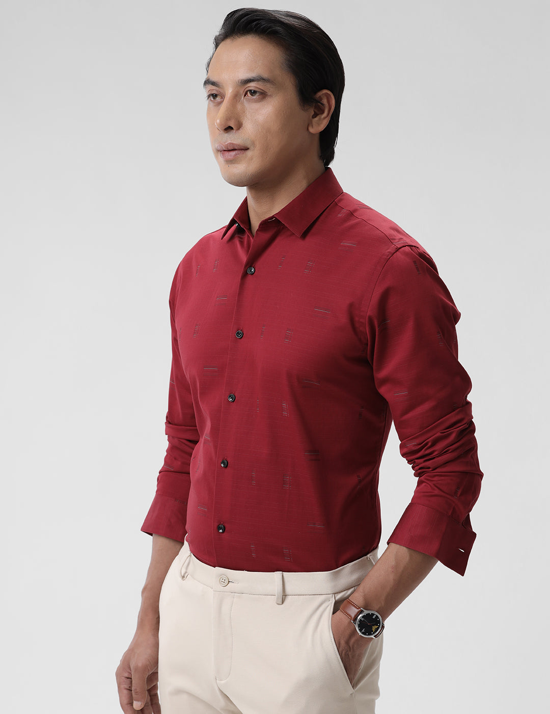 Solid Premium Cotton Formal Shirt