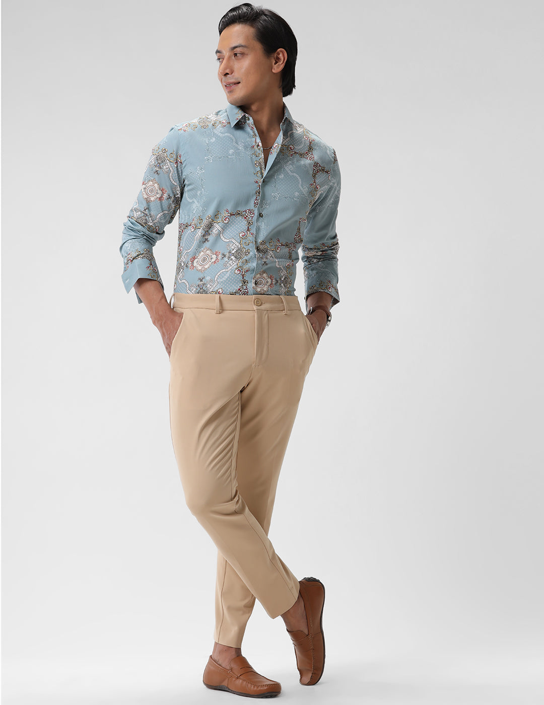 Printed Smart Casual Shirt