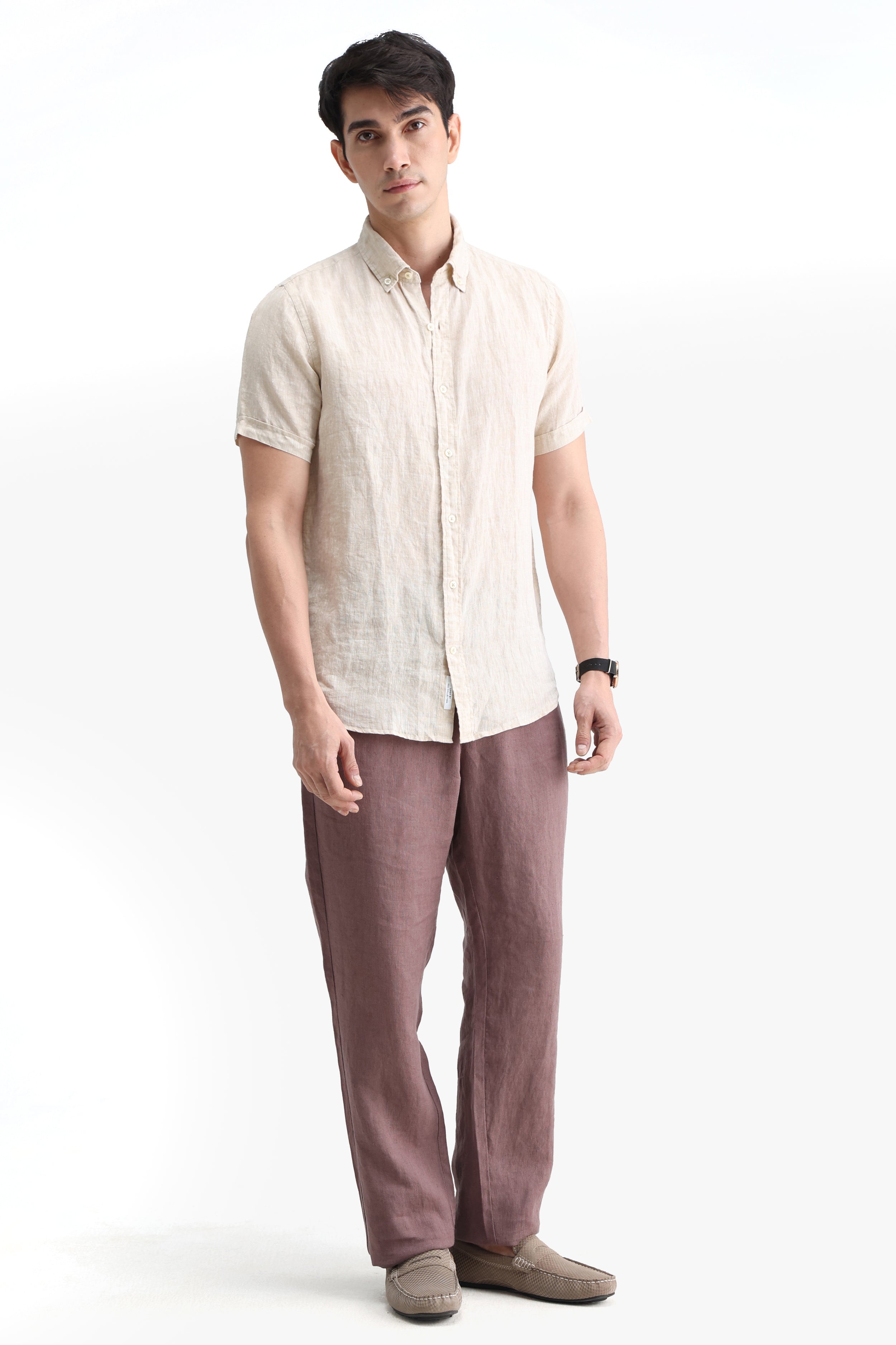 EUROPEAN FLAX 100% PURE LINEN SHIRT