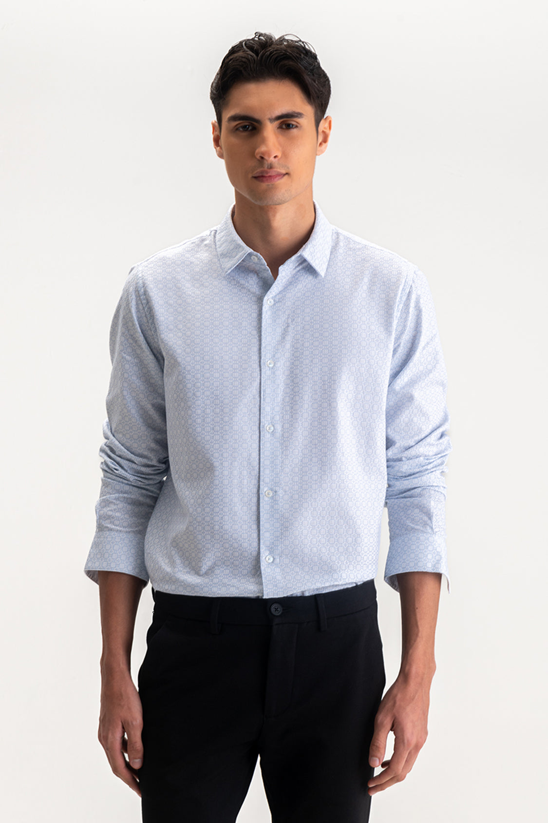 FULL SLEEVES JACQUARD SHIRT