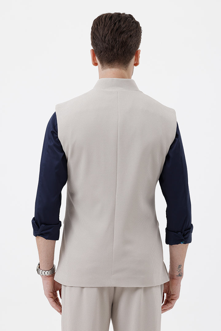 LIGHT GREY- 7 WAISTCOAT