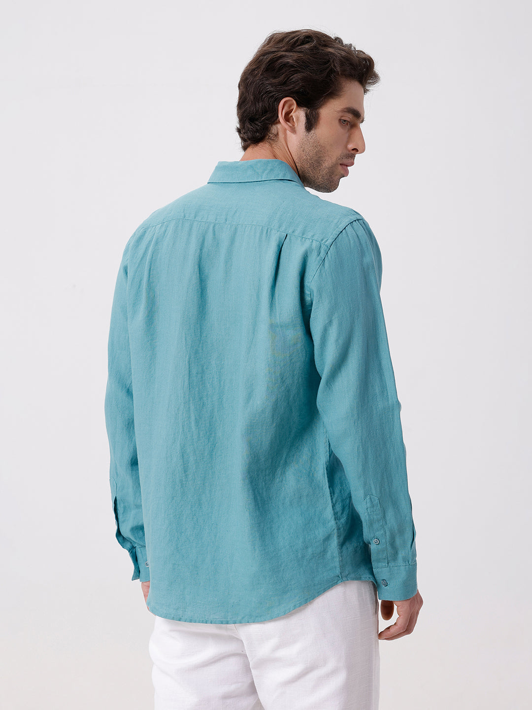 100% PURE LINEN FULL SLEEVE SHIRT