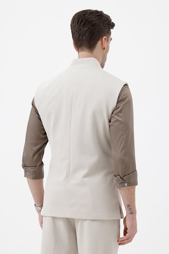 CREAM- 3 WAISTCOAT