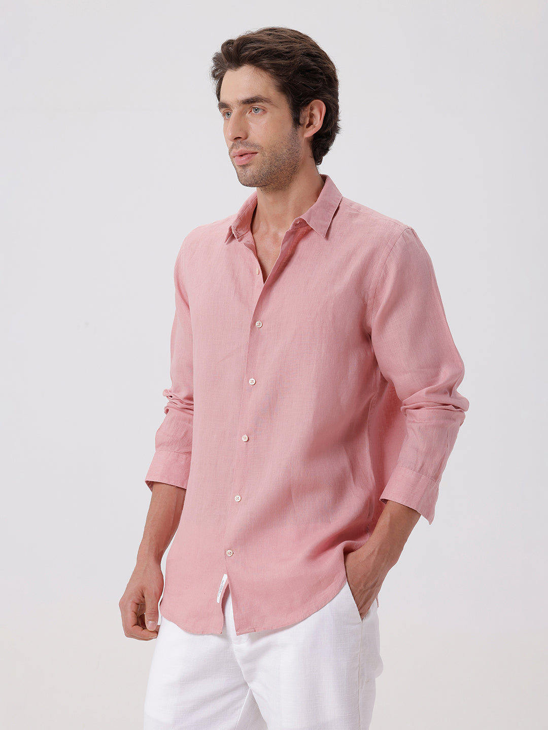 100% PURE LINEN FULL SLEEVE SHIRT