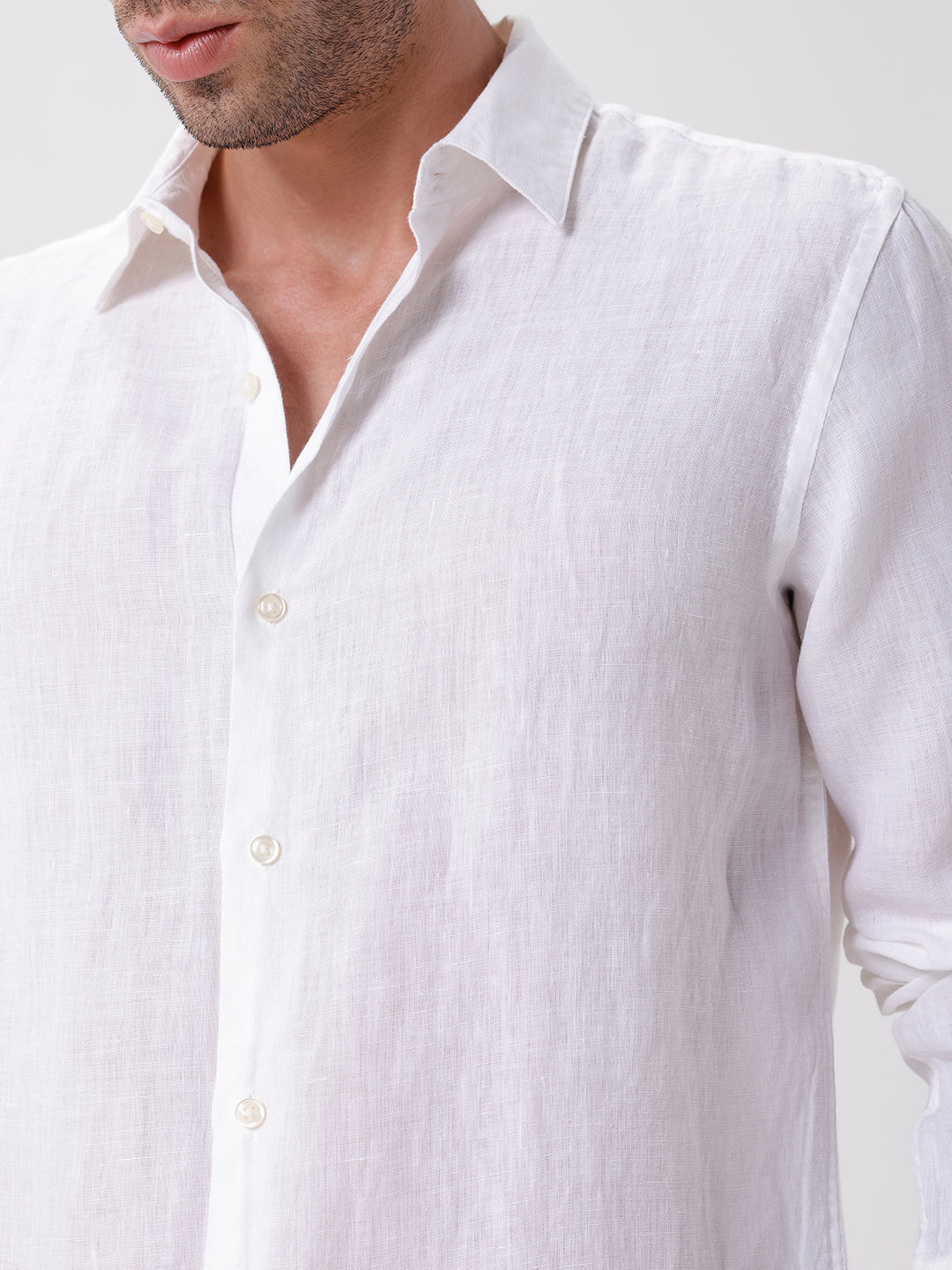 100% PURE LINEN FULL SLEEVE SHIRT