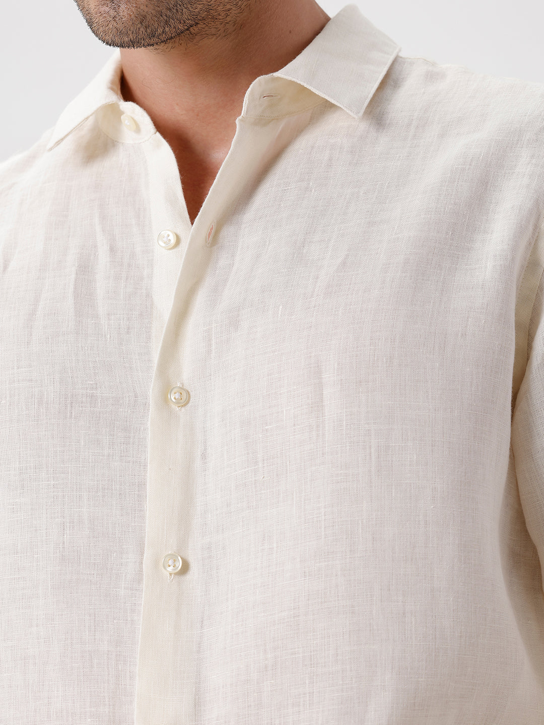 100% PURE LINEN FULL SLEEVE SHIRT
