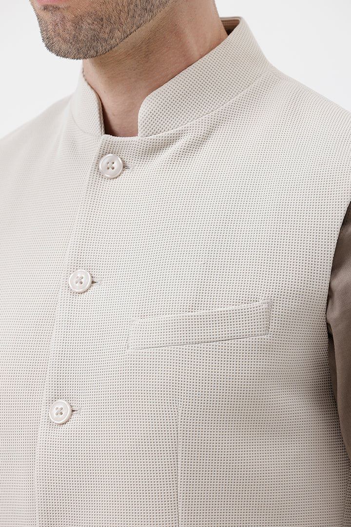 CREAM- 3 WAISTCOAT