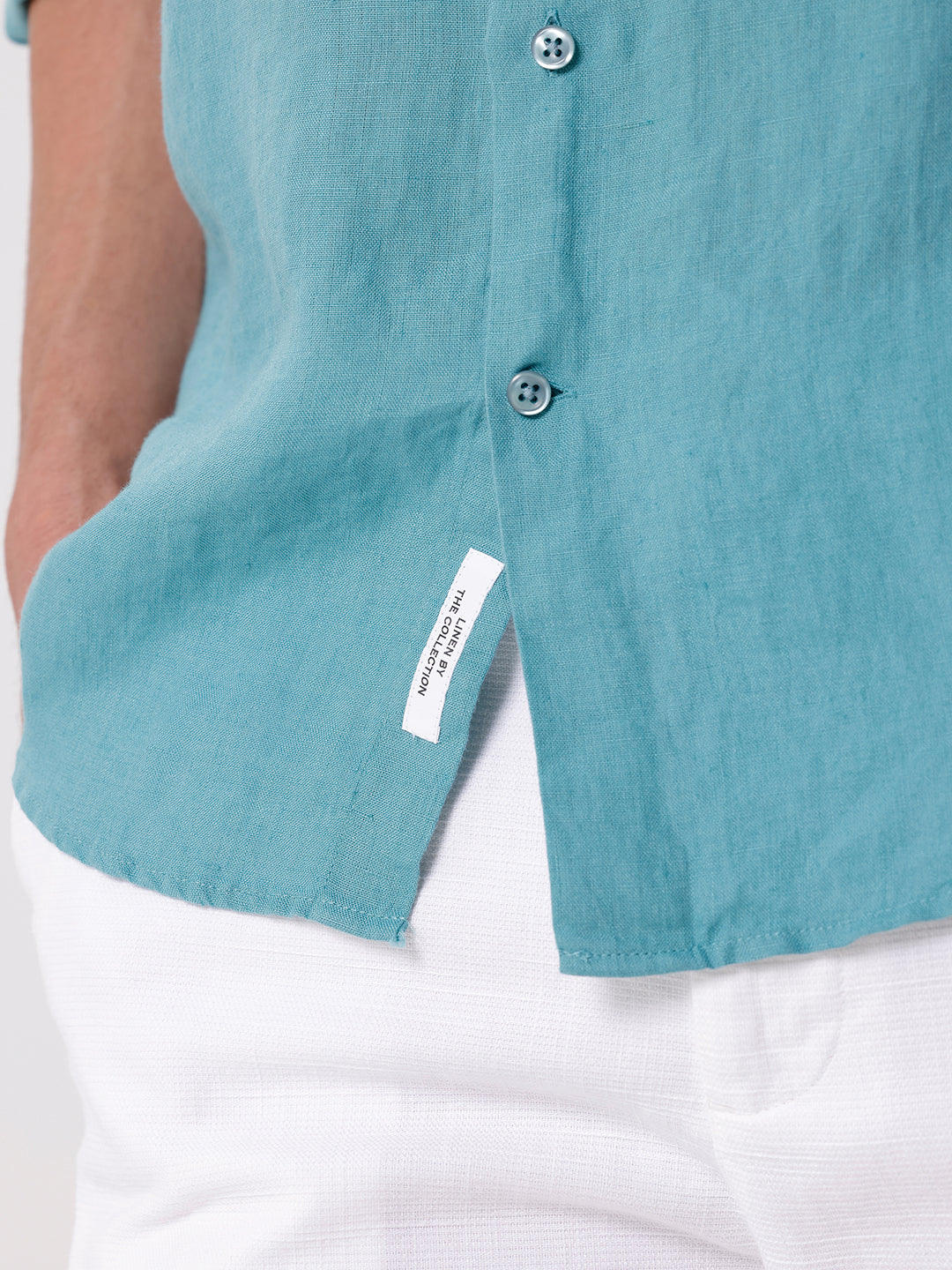 100% PURE LINEN FULL SLEEVE SHIRT