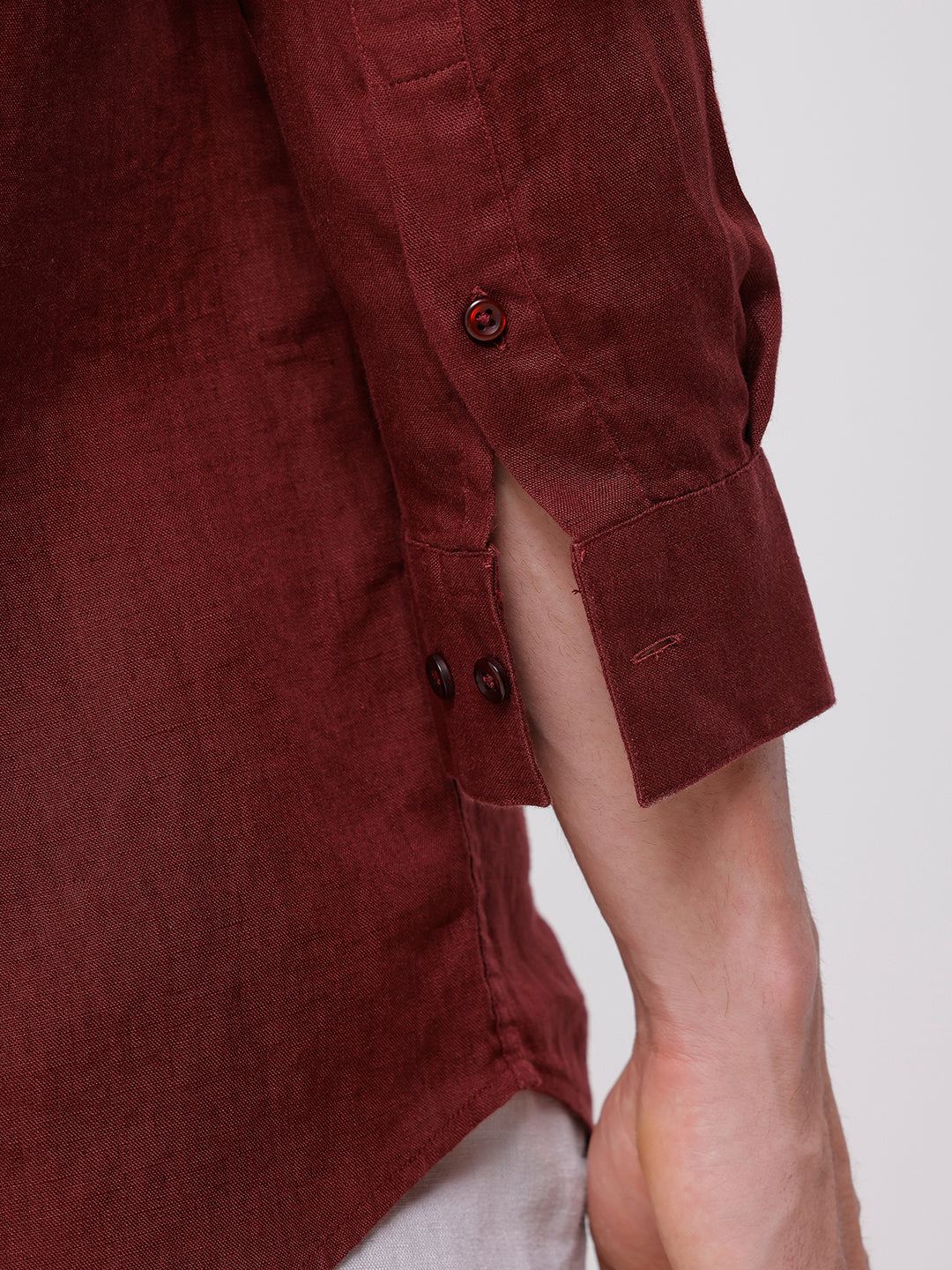 100% PURE LINEN FULL SLEEVE SHIRT
