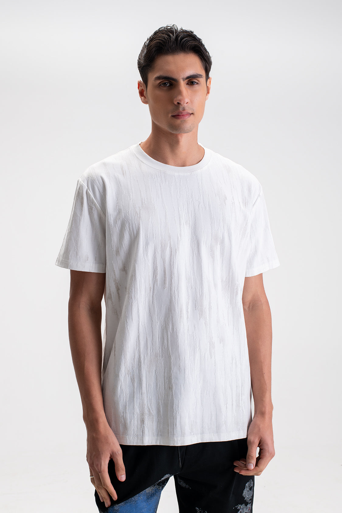 OVERSIZED TEXTURED T-SHIRT