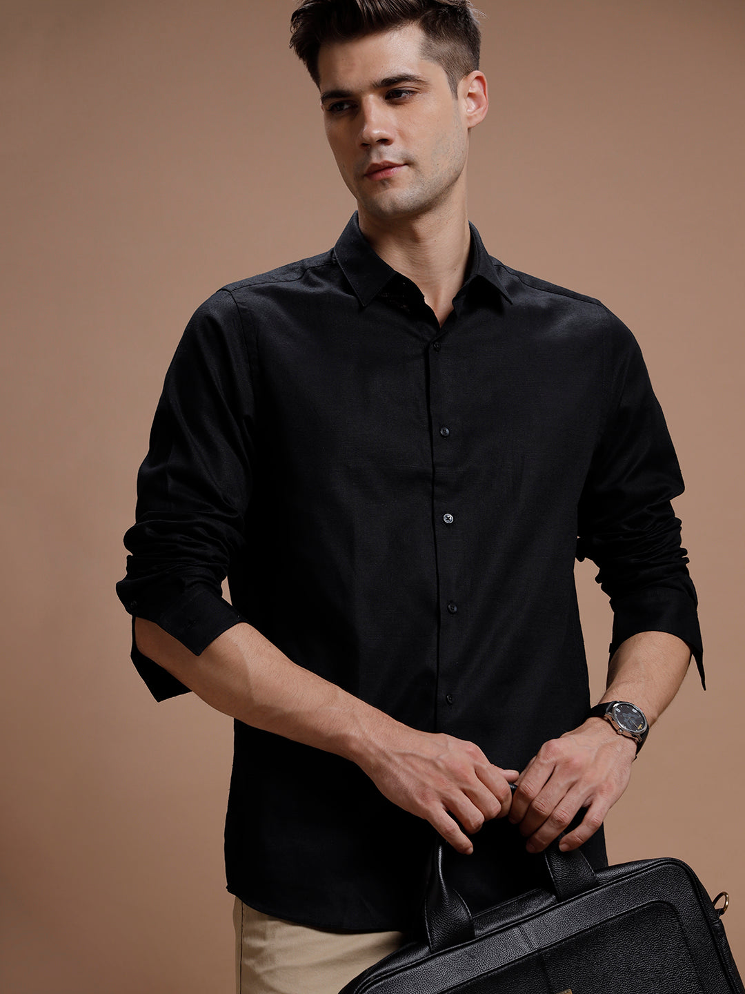 Black cotton Shirt