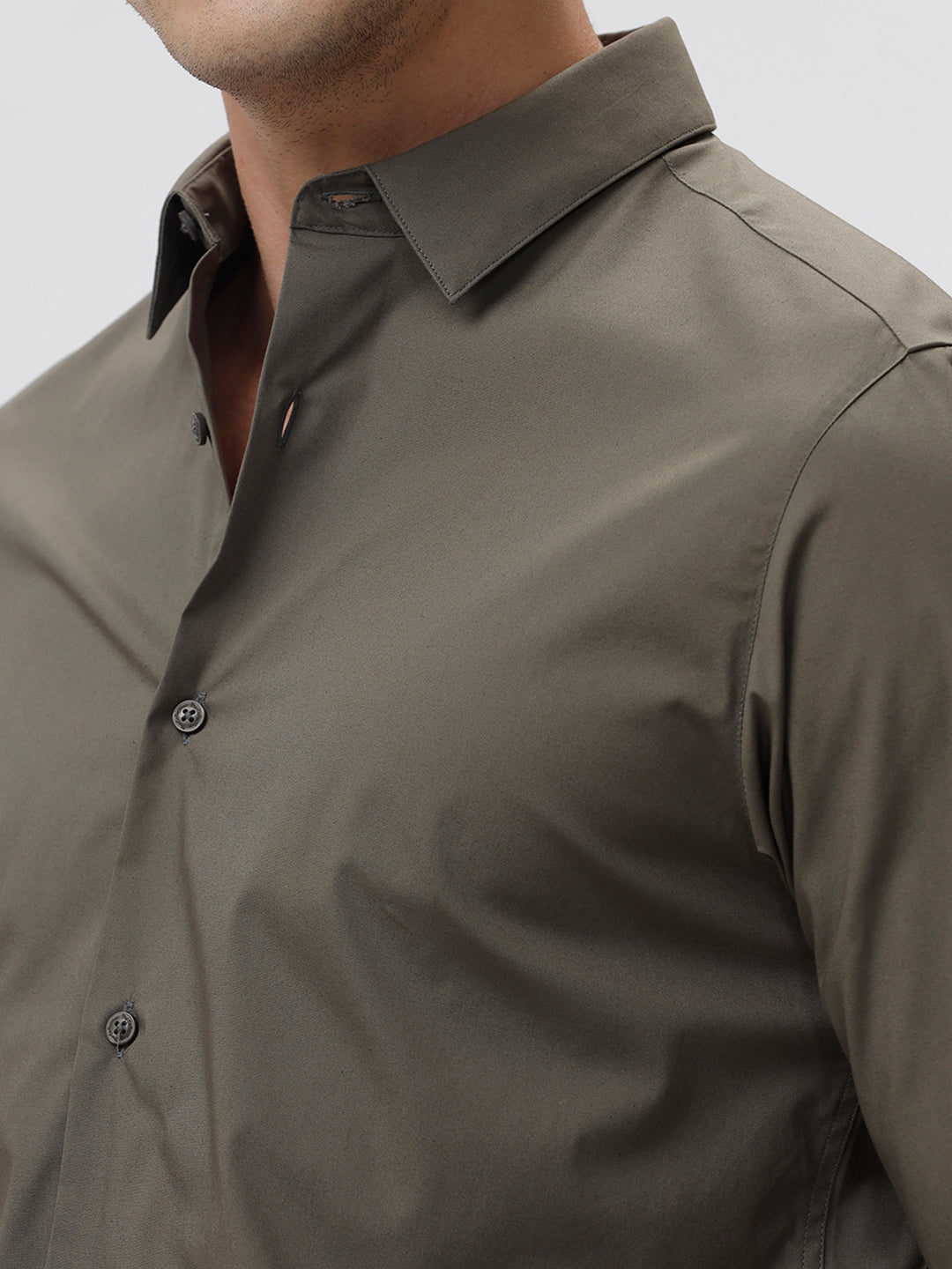 Olive Bungee Cord Shirt