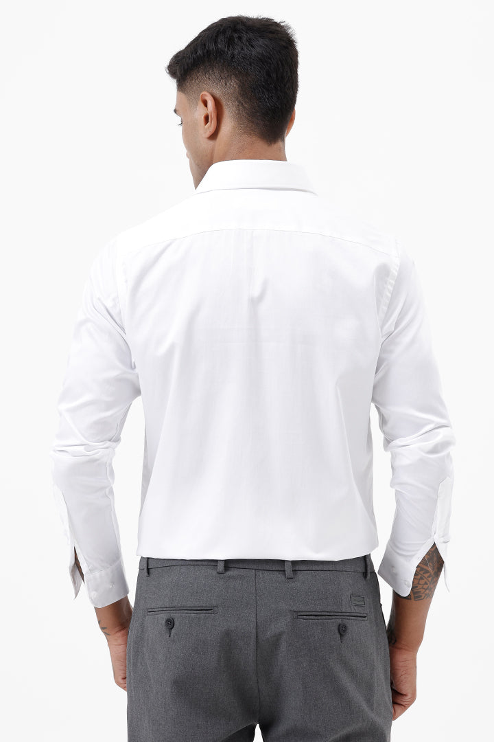 WHITE COTTON SHIRT