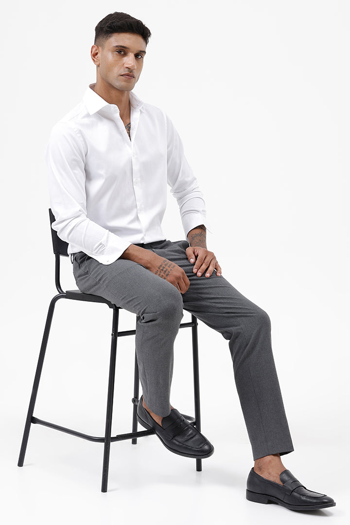 WHITE COTTON SHIRT