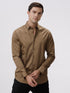 Samuel Cocoa Crems Slim Fit Cotton Shirt
