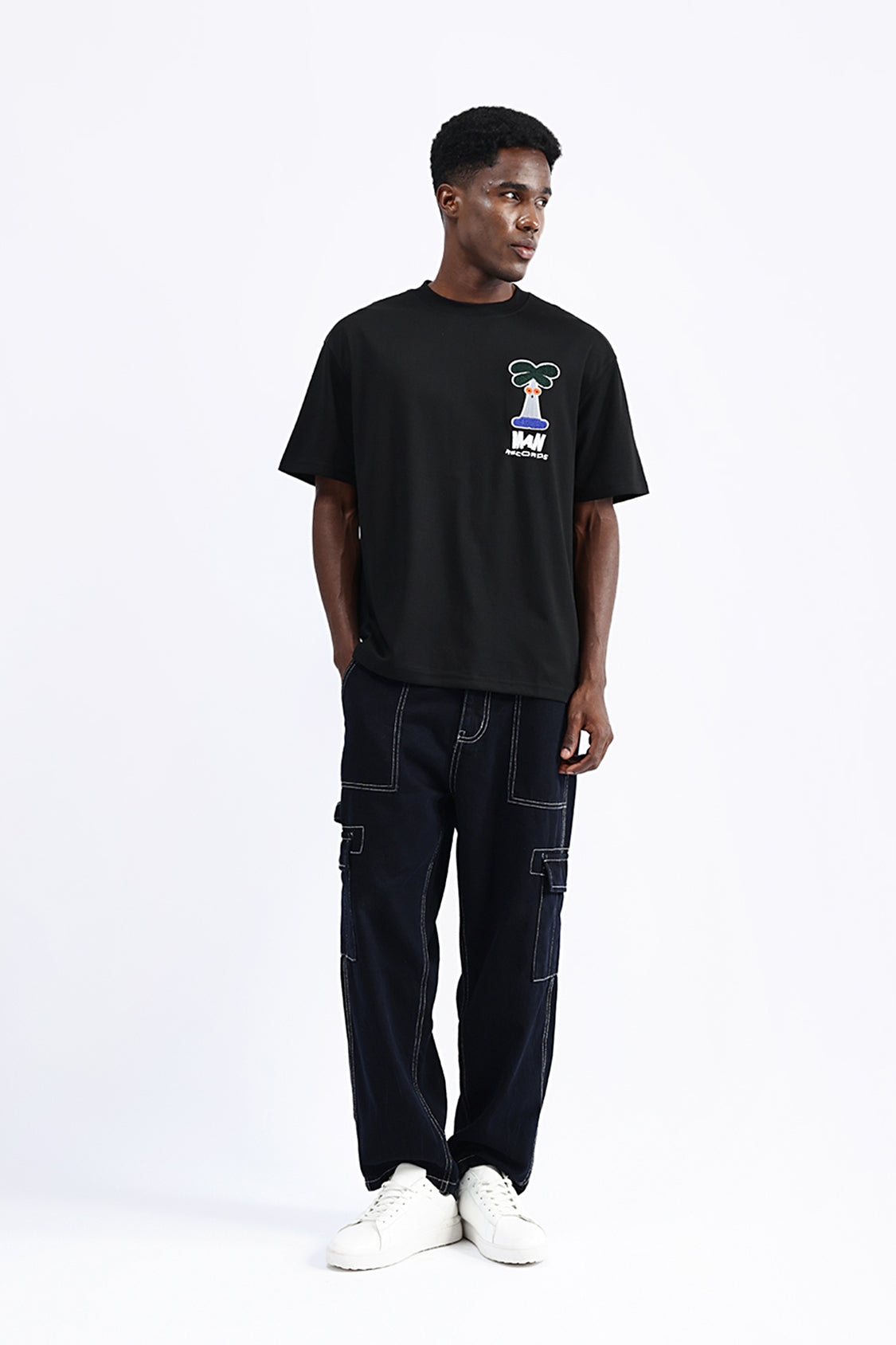 PATCH EMBROIDERED OVERSIZE TEES