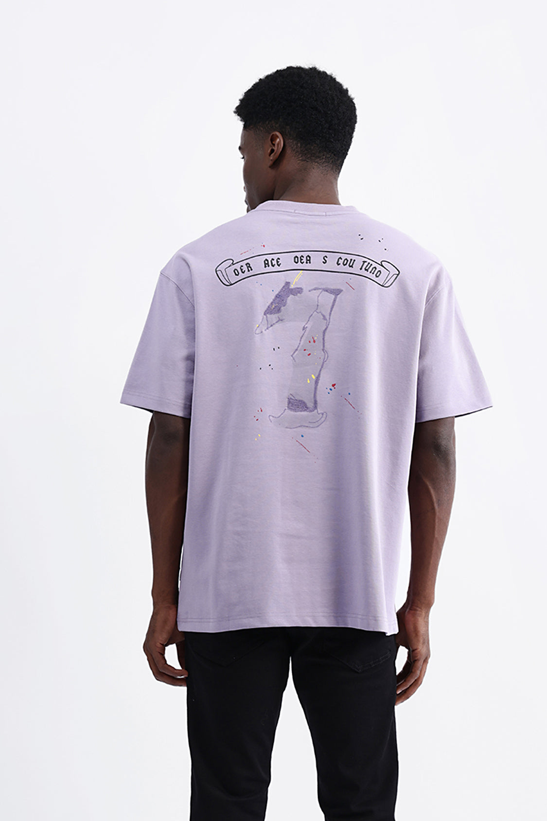 OVERSIZED BACK PRINT TEE