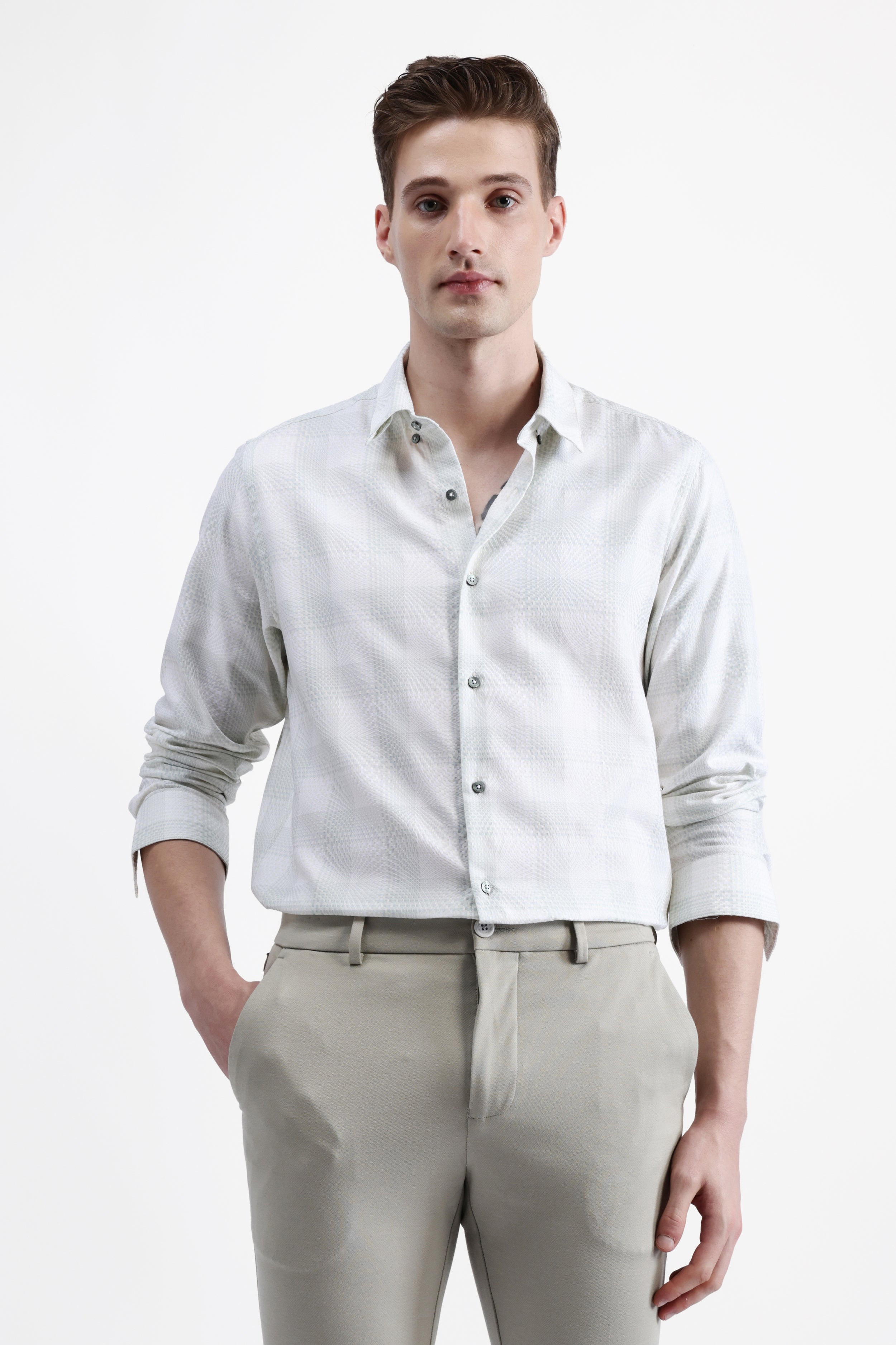 FULL SLEEVES CHECKED SHIRT