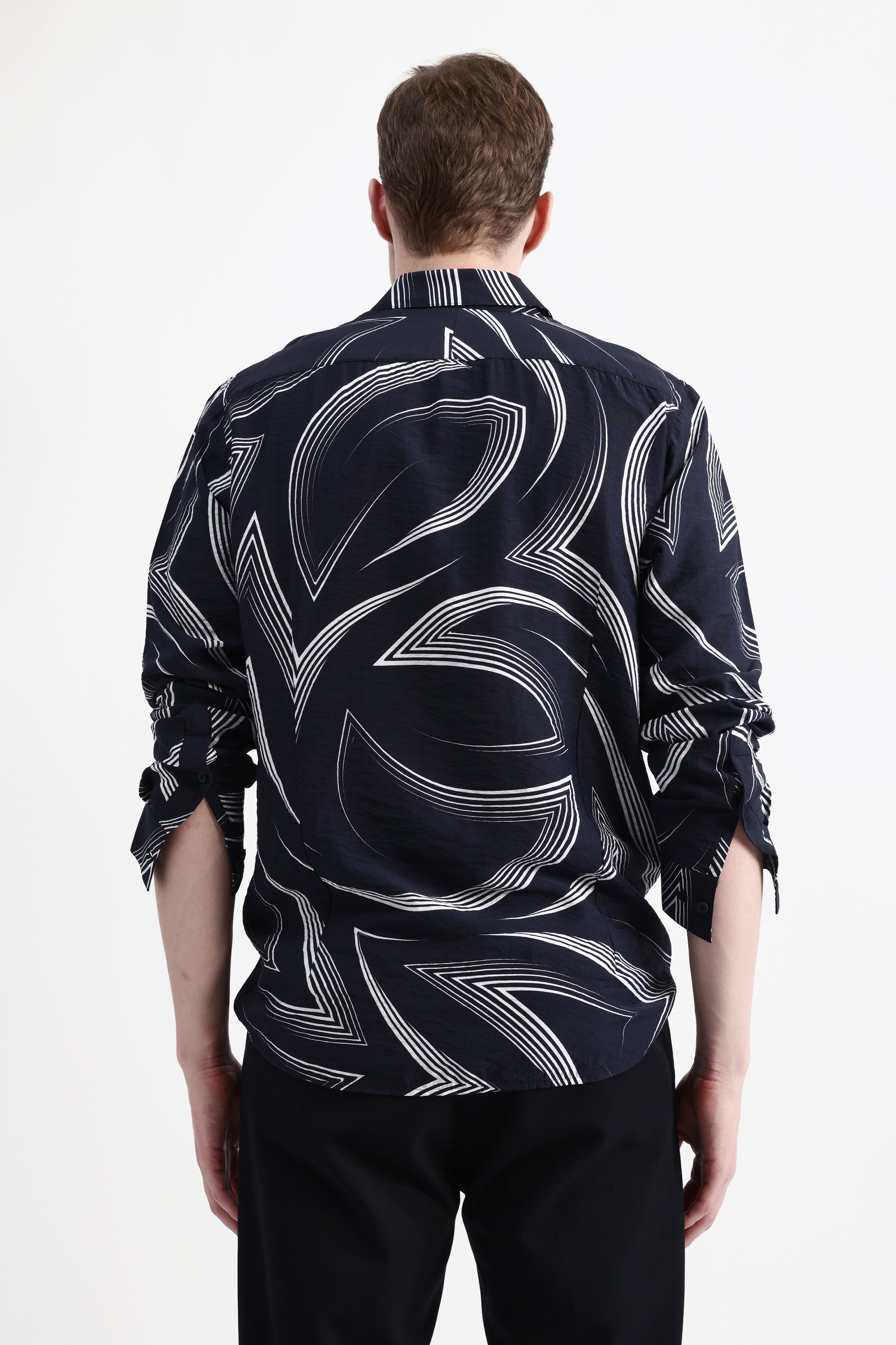 ABSTRACT PRINT FULL SLEEVES SHIRT