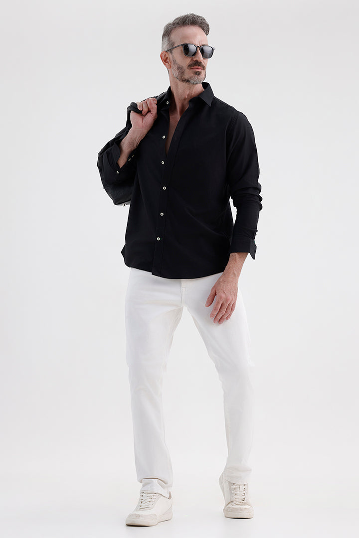 BLACK OXFORD SHIRT