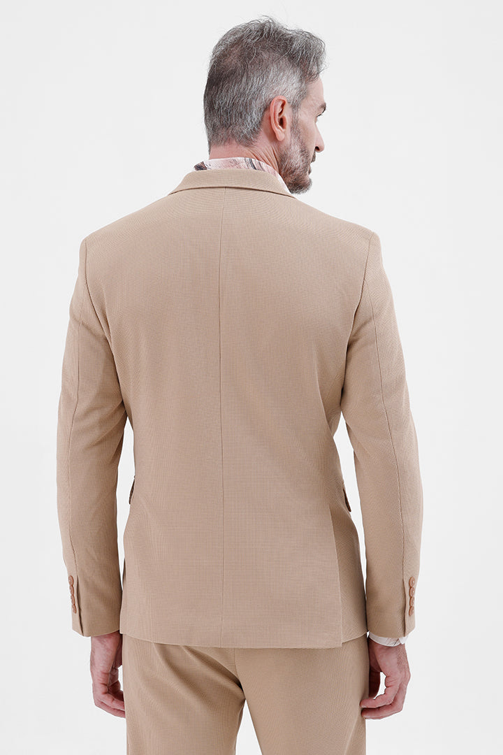 BEIGE STRETCH BLAZER