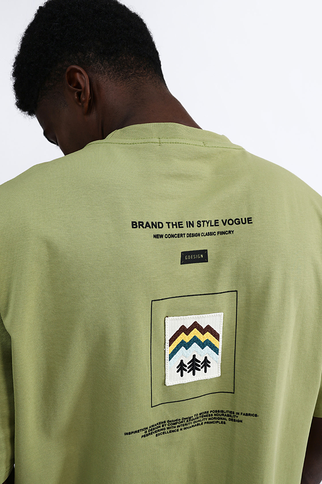 PATCH EMBROIDERED OVERSIZE TEE