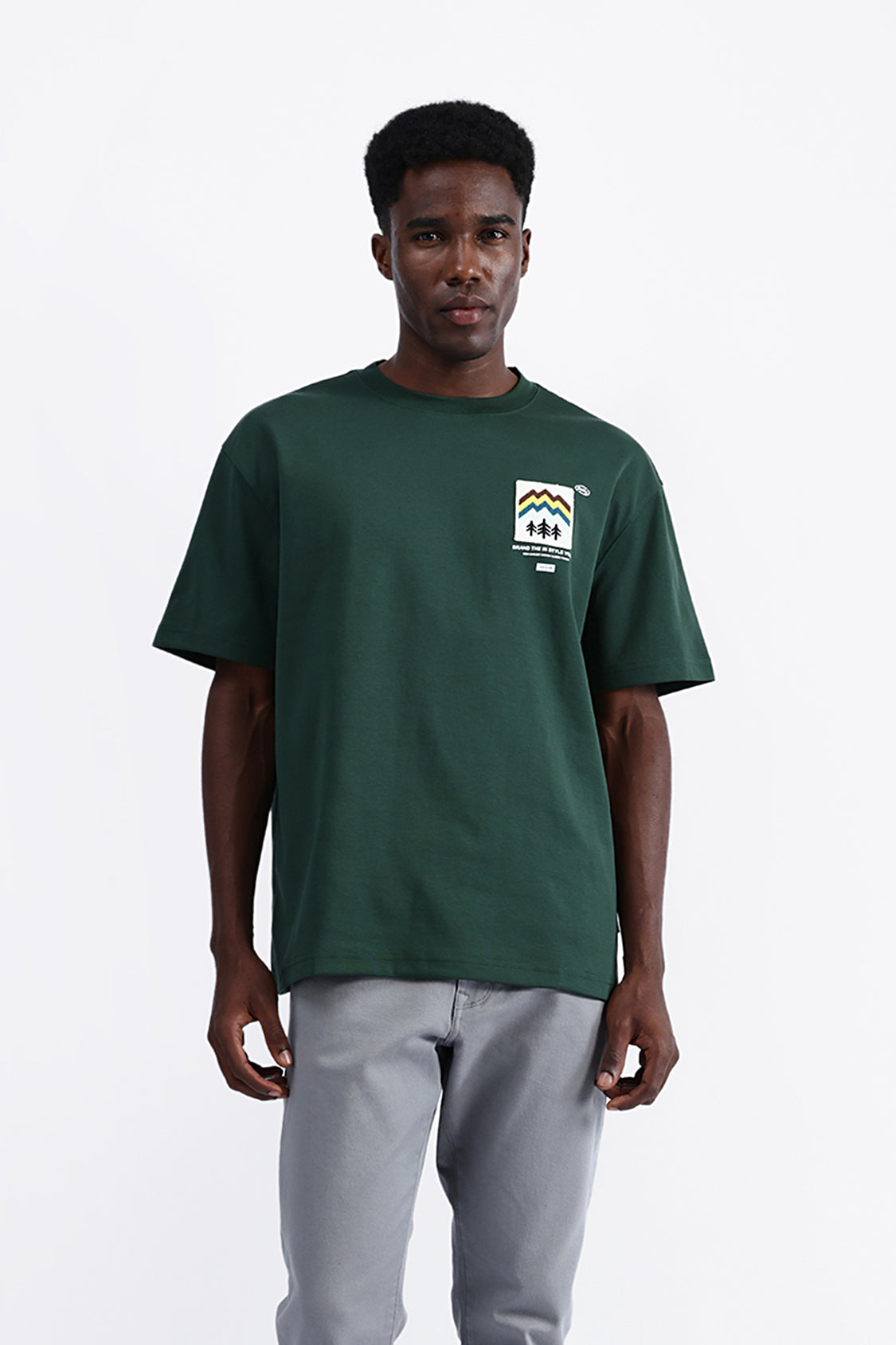 PATCH EMBROIDERED OVERSIZE TEE