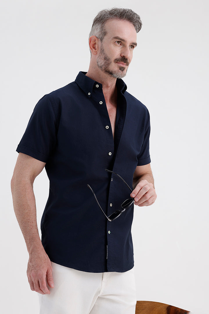 NAVY OXFORD SHIRT