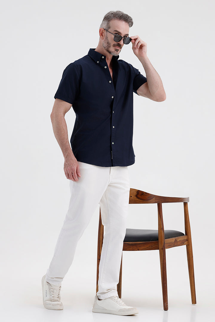 NAVY OXFORD SHIRT