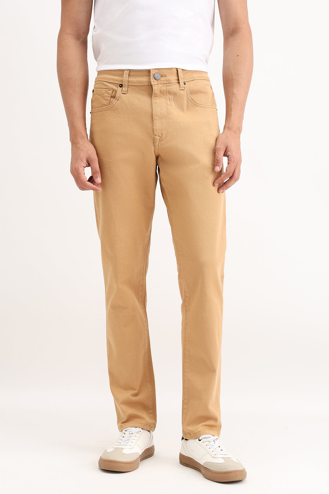 REGULAR FIT COLORED JEANS