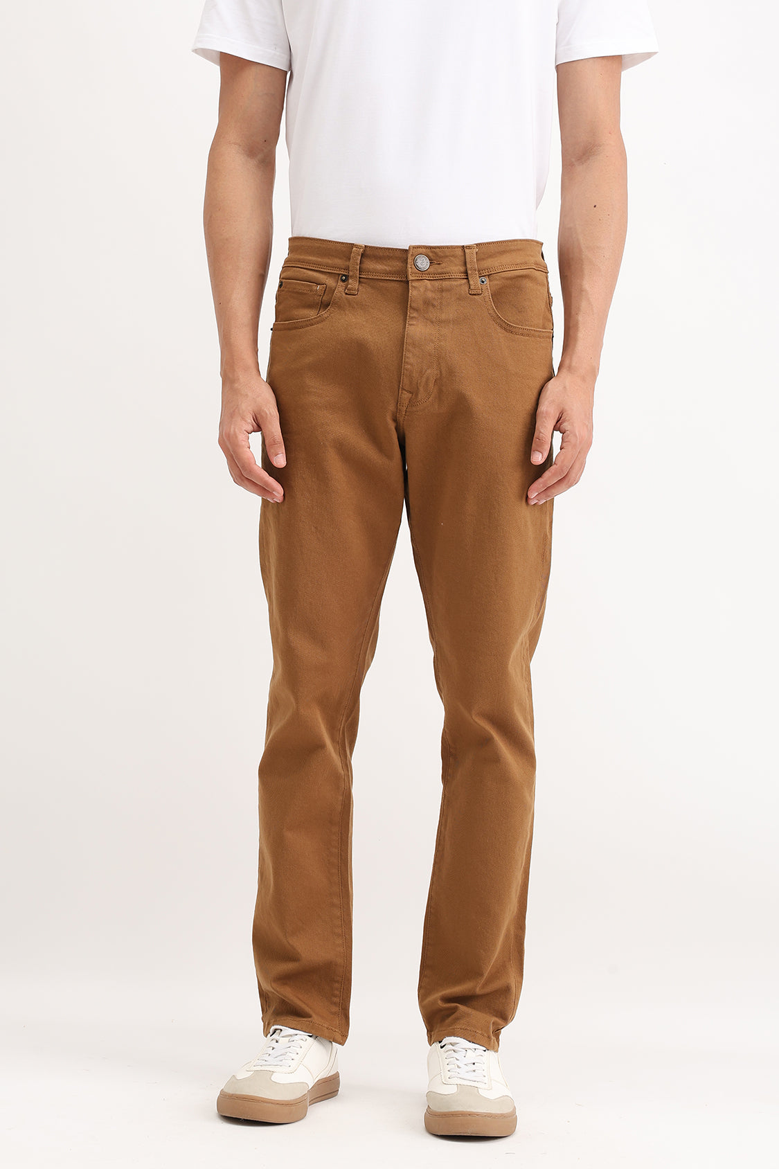 REGULAR FIT COLORED JEANS