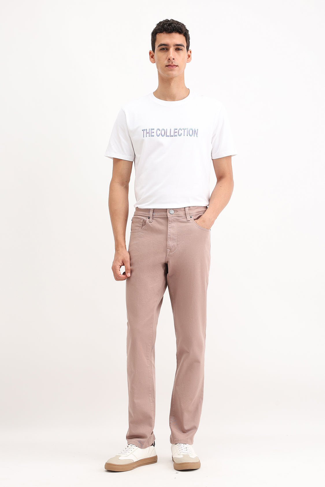 REGULAR FIT COLORED JEANS