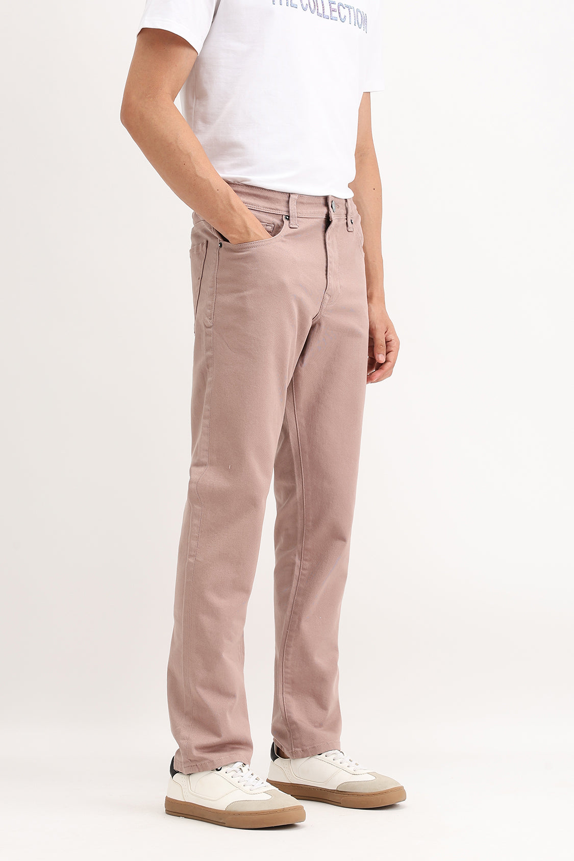 REGULAR FIT COLORED JEANS
