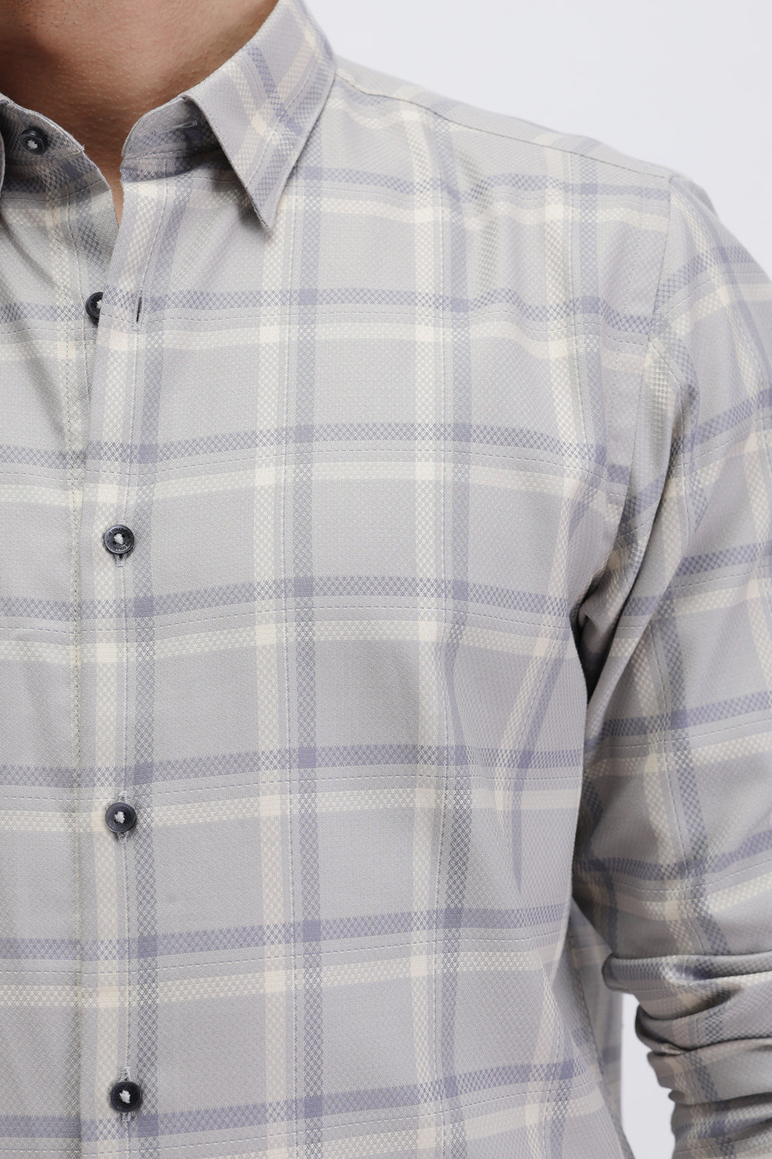 SLIM FIT CHECKED SHIRT