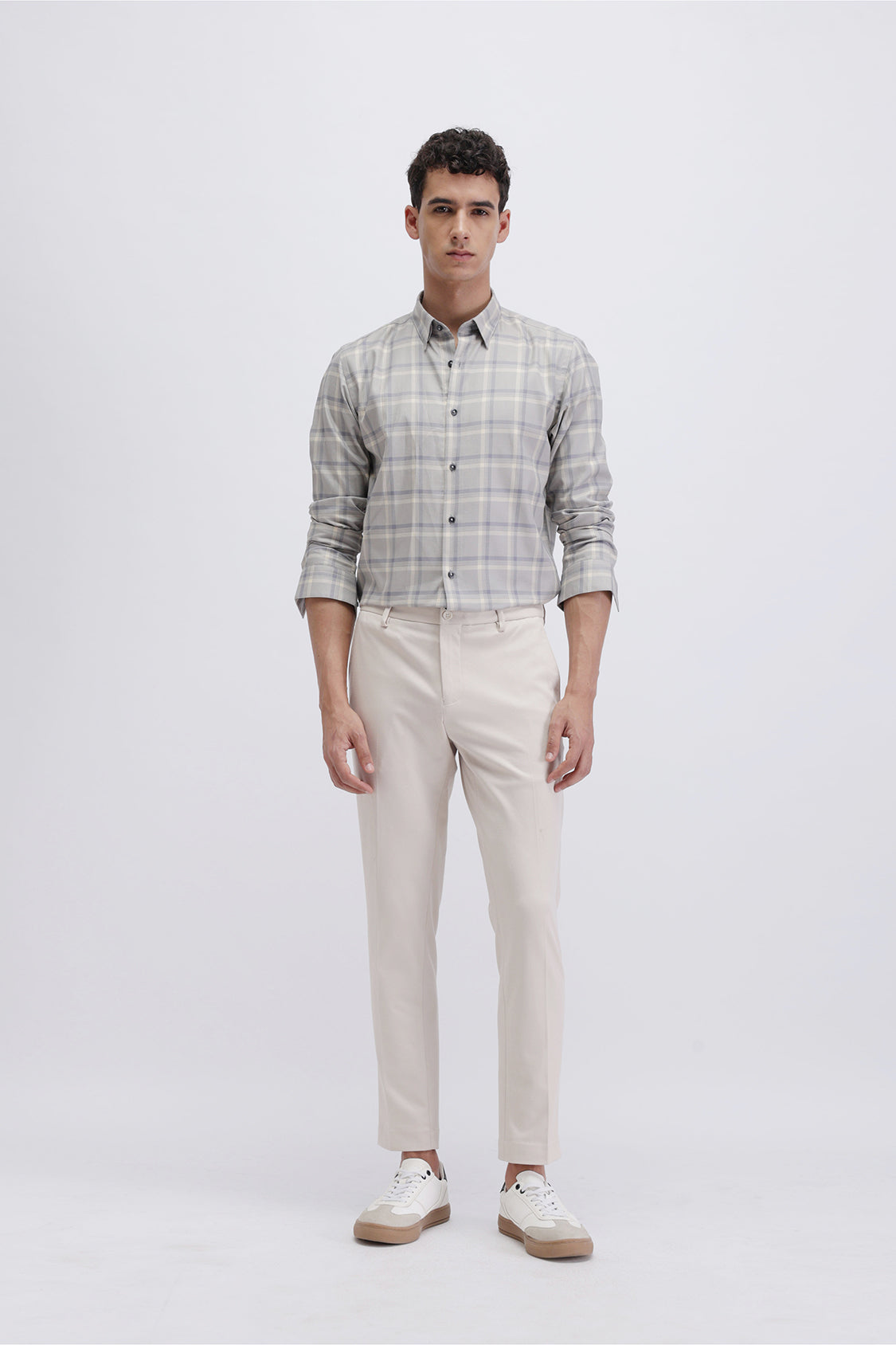 SLIM FIT CHECKED SHIRT