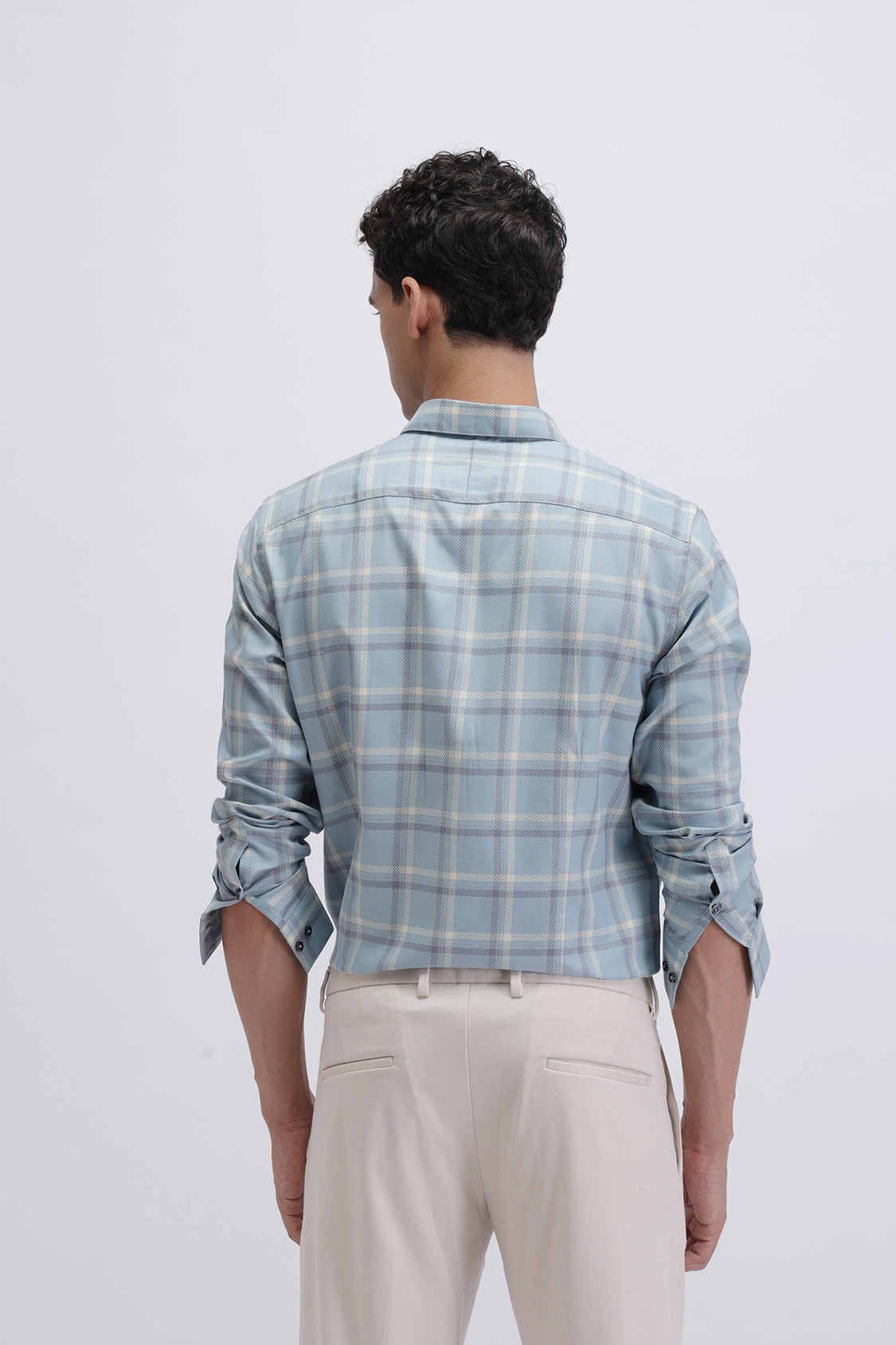 SLIM FIT CHECKED SHIRT