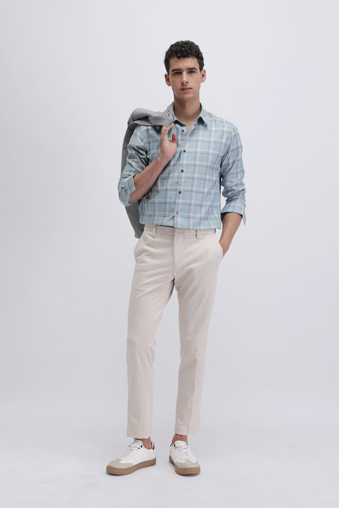 SLIM FIT CHECKED SHIRT